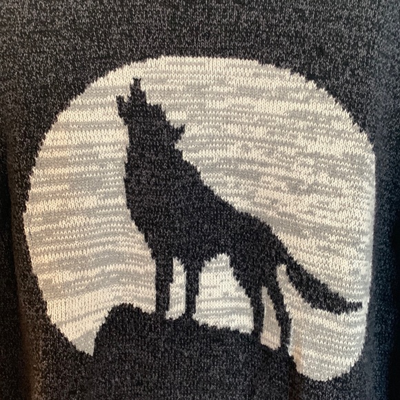 urban pipeline Other - Cute wolf dark grey sweater